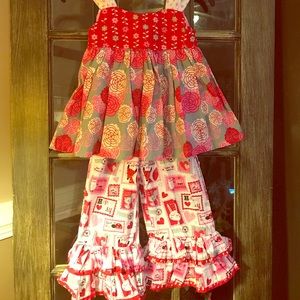 Jelly the Pug Valentine outfit sz 5